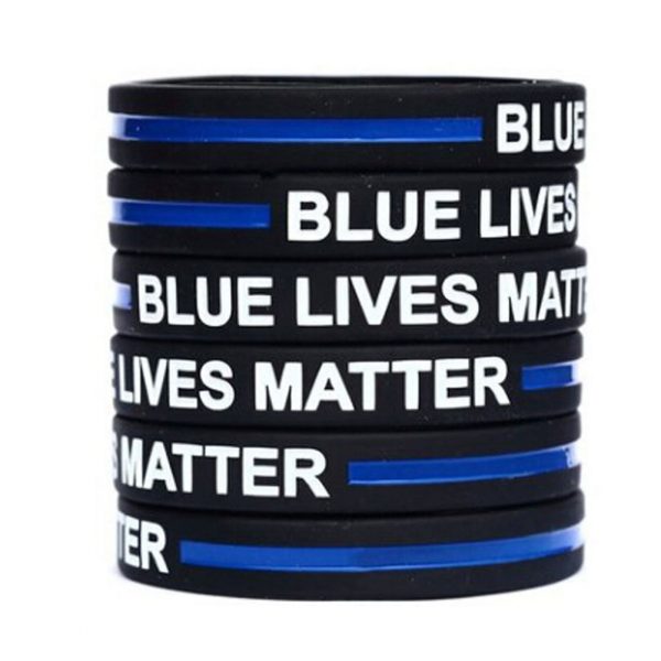 BLUE LIVES MATTER silicone wristband (3)
