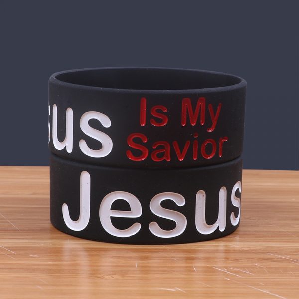 Jesus Is My Savior Silicone Bracelet (4)
