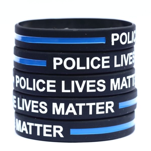 POLICE LIVES MATTER silicone wristband (1)