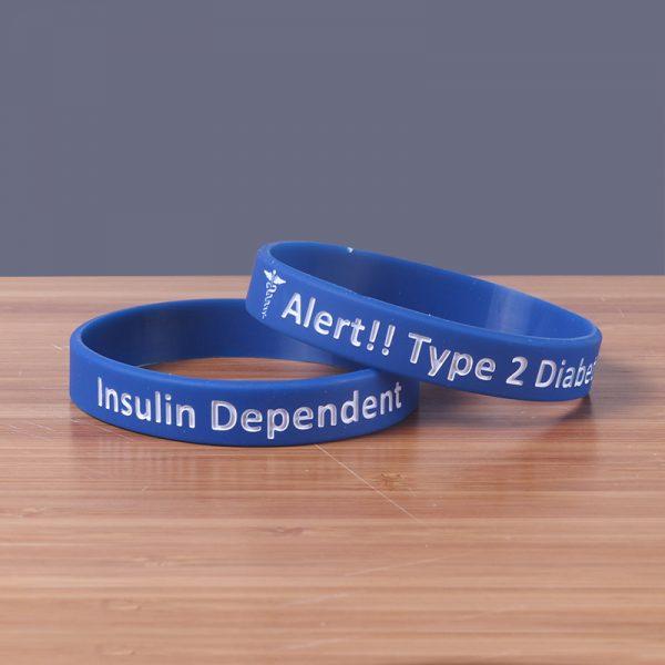 Type 2 Diabetic silicone wristband (4)