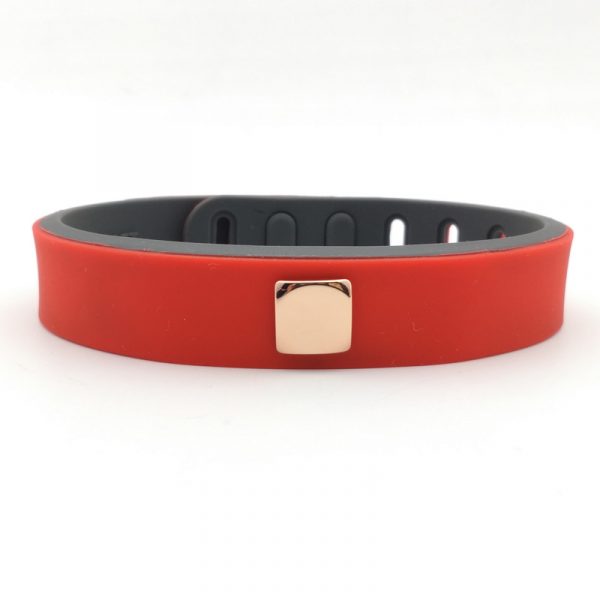 Two color silicone ion bracelet (4)