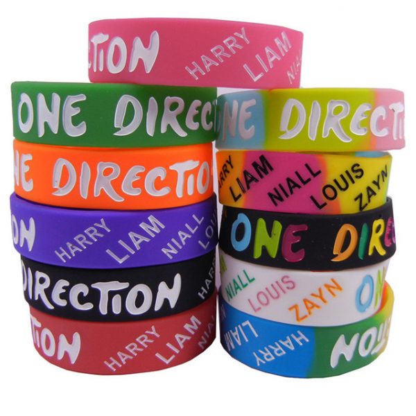 one direction silicone bracelet