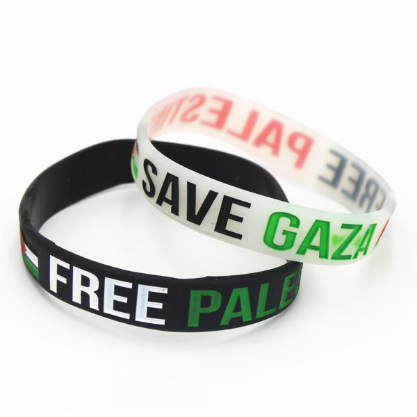 Save Gaza Wristband silicone (1)