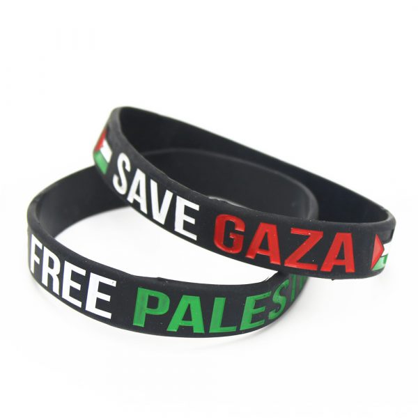 Save Gaza Wristband silicone (2)