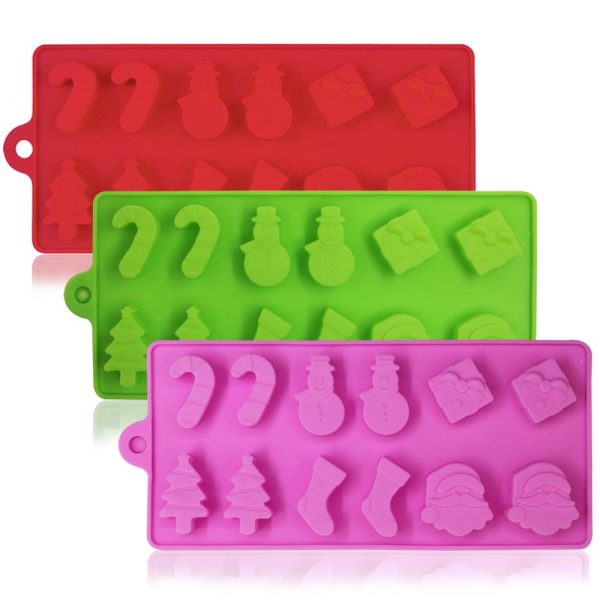 Silicone Christmas Candy Molds (1)
