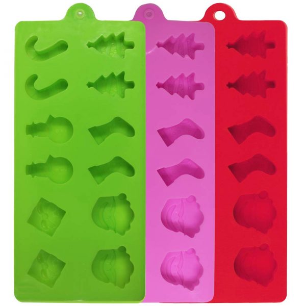 Silicone Christmas Candy Molds (5)