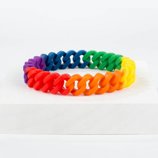 Twisted seattle silicone bracelet (3)