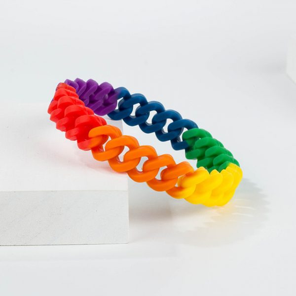 Twisted seattle silicone bracelet (4)
