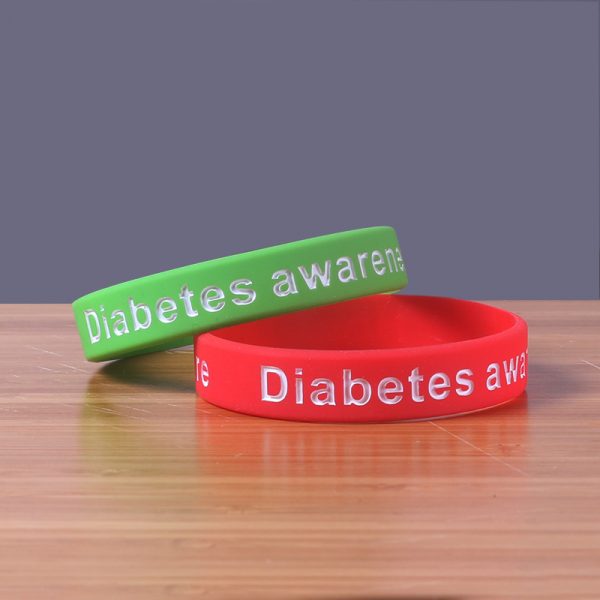 Diabetes Awareness Silicone Bracelets (4)