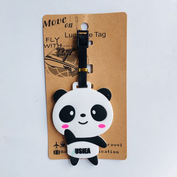 Panda luggage tag (2)