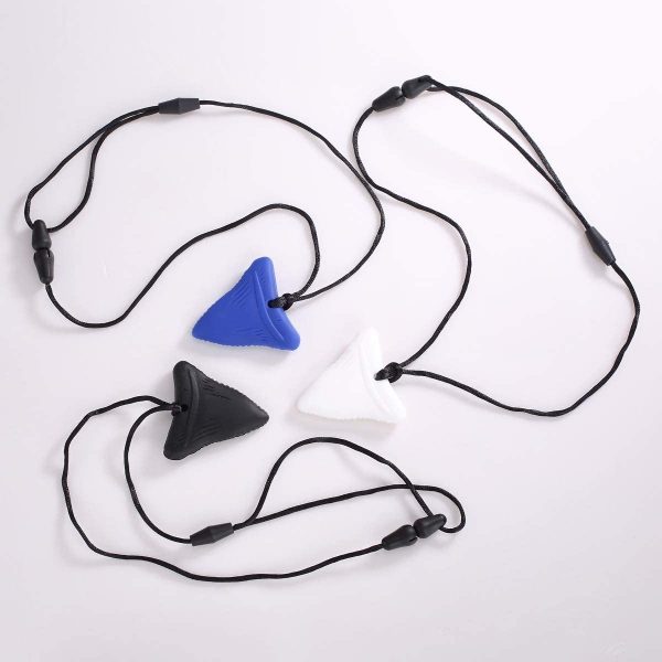 Shark Tooth Sensory Chew Necklace (5)